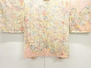 アンティーク　本総絞り線描き模様羽織